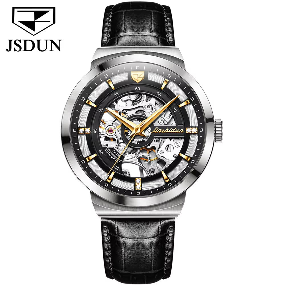 8916 Watch Tourbillon Waterproof Fashion Trend Mechanical Watch Men Belt Watch